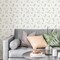 Ginkgo Wallpaper Wall Stencil | 2691 by Designer Stencils | Floral Stencils | Reusable Art Craft Stencils for Painting on Walls, Canvas, Wood | Reusable Plastic Paint Stencil for Home Makeover | Easy to Use & Clean Art Stencil